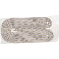 トラスコ中山 TRUSCO 一発判明カラフル靴ひも 120cm 白(ゴールドラメ) SKH-G-W 1組(2本) 691-3037（直送品）