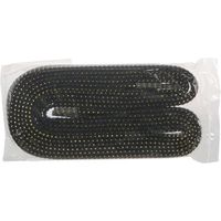 トラスコ中山 TRUSCO 一発判明カラフル靴ひも 120cm 黒(ゴールドラメ) SKH-G-BK 1組(2本) 691-3039（直送品）