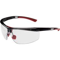 Honeywell 保護メガネ アダプテックHS クリアレンズ 赤+黒 ワイド幅 T5900WTKHS 1個（直送品）