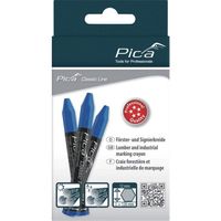 ピカコーポレイション ピカマーカー 木材・工業用クレヨン 青 12本入り 590/41 1パック(12本) 711-6091（直送品）