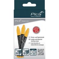 ピカコーポレイション ピカマーカー 木材・工業用クレヨン 黄 12本入り 590/44 1パック(12本) 711-6089（直送品）