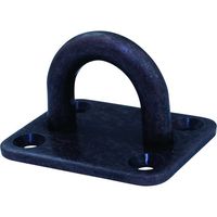 DAIDOHANT アイプレート ブロンズめっき/鉄 6mm(HAー816) (A)40×(B)35×(C)17mm 10104240 1個（直送品）