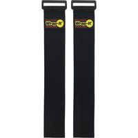 JJAAMM社 Wrap―It 配線コード用伸縮性収納ストラップ 24インチ 黒 702-24B 1セット(2個) 708-6505（直送品）
