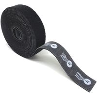 Wrap―It 自着式配線コード収納ロール 12フィート(2.44m)×0.75インチ(1.9cm)黒 400-12X75PBL 1個（直送品）