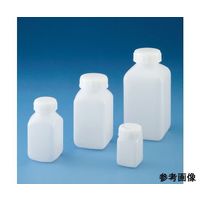 ニッコー・ハンセン 標準規格瓶 角型広口(ナチュラル) 250mL 滅菌済 160本入 1130-02 1ケース(1本)（直送品）