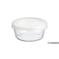 HARIO 耐熱ガラス製保存容器・丸300 1ケース(36個) MST-30-TW 1ケース(1個) 68-5182-31（直送品）