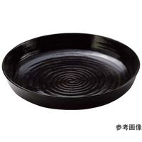 砺波商店 電磁用ドラ鉢(黒アメ釉)尺2 35397 1個 67-8155-45（直送品）