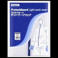 日本製紙クレシア プロテクガード ライトワークウェア LLサイズ 50枚入 68822-LL-50 1箱(1着) 2-5152-62（直送品）