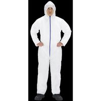 日本製紙クレシア プロテクガード ライトワークウェア 3Lサイズ 50枚入 68832-3L-50 1箱(1着) 60-2889-40（直送品）