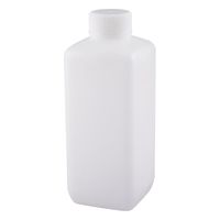 ニッコー・ハンセン Jボトル角型 細口(ナチュラル)1L 1ケース(50本入) 1540-04 1ケース(1本) 69-5601-35（直送品）