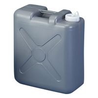 ニッコー・ハンセン 平角缶(1ヶロ)10L グレー 1ケース(9本入) 69-5600-84 1ケース(1本)（直送品）