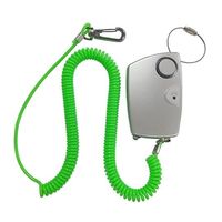 ヨシオ 業務用SOS防犯ブザー LEDライト付き グリーンコイルロープ 10個入 SSB-003-WH-10 1式(1個)（直送品）