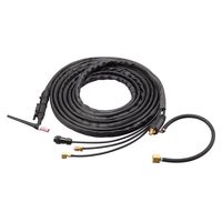 マイト工業 水冷TIGトーチ 8m WP-20-25-350AF 1PC（直送品）