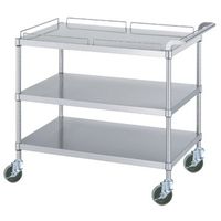 シンコー ステンレスワゴン M12ー7560ーU100 1台（直送品）