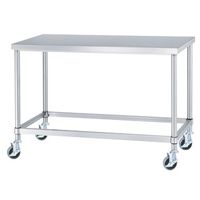 シンコー キャスター付ステンレス作業台 WZCー12045ーU75 1台（直送品）