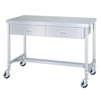 シンコー キャスター付ステンレス作業台 WDHNCー18060ーU100 1台（直送品）