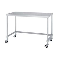 シンコー キャスター付ステンレス作業台 WTCー18090ーU100 1台（直送品）