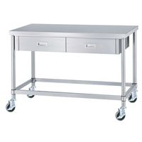 シンコー キャスター付ステンレス作業台 WDZCー9045ーU100 1台（直送品）