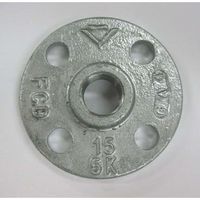 吉年 白 J5K ネジ込フランジ FCD 32A シロ5KFC-F-32A 1セット(5個)（直送品）