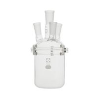 柴田科学 セパラブルフラスコ 円筒形 500mL 4口 85mmカバーセット 005640-20500 1セット 005640（直送品）