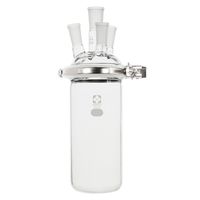 柴田科学 セパラブルフラスコ 円筒形 Oリングタイプ 1000mL 4口 85mmカバーセット 005800-201000 1セット（直送品）