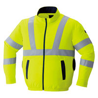 【服のみ】Asahicho　9212　空調服（R）高視認長袖ブルゾン横ファン　蛍光イエロー　3L　1着（直送品）
