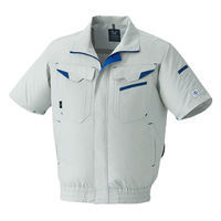 【服のみ】Asahicho　E9208　空調服（R）半袖ブルゾン　ストーン　M　日本製生地　1着（直送品）