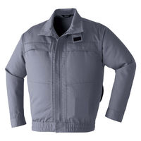 【服のみ】Asahicho　9205　空調服（R）難燃長袖ブルゾン　グレー　M　綿100％　難燃加工　1着（直送品）