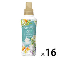 ソフランアロマリッチ クレア 本体 480mL 1セット(1個×16) 柔軟剤 ライオン
