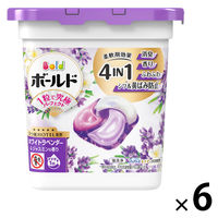 ボールド ジェルボール 4in1 ホワイトラベンダー＆ジャスミン 本体 1セット（11粒入×6個） 洗濯洗剤 P＆G