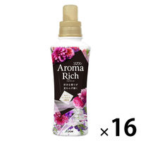 ソフラン アロマリッチ ジュリエット 本体 480ｍL 1セット(1個×16) 柔軟剤 ライオン