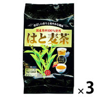 お茶の丸幸 国産はと麦茶ティーバッグ 1セット(24バッグ入×3)