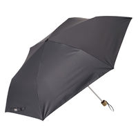ぺん細 UVカット木手 折50cm 晴雨兼用傘 ブラック S350-1131BK1-B1 1本 日傘 ウォーターフロント