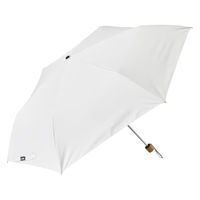 ぺん細 UVカット木手 折50cm 晴雨兼用傘 ホワイト S350-1131WH1-B2 1本 日傘 ウォーターフロント