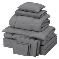 アイリスオーヤマ こだわりマットレス付き布団10点セット ダークグレー KFSーKM10S 1セット