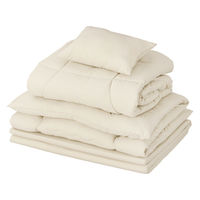 アイリスオーヤマ マットレス付き布団5点セット グレージュ KFSーM5RS 1セット