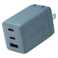 USB充電器 Surface対応 タイプC PD 67W USB-C×2 A×1 ACDC-PD10367GN エレコム 1個（直送品）