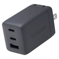 USB充電器 Surface対応 タイプC PD 67W USB-C×2 A×1 ACDC-PD10367GY エレコム 1個（直送品）