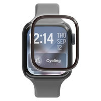 アップルウォッチ ガラス フィルム [ 42mm ] 指紋防止 ブラック AW-25BFLGS2R エレコム 1個（直送品）