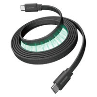 タイプC ケーブル PD60W ( C to C ) 1m 薄型フラット ブラック MPA-CCTMGF10BK エレコム 1個（直送品）