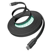 タイプC ケーブル PD60W ( C to C ) 2m 薄型フラット ブラック MPA-CCTMGF20BK エレコム 1個（直送品）