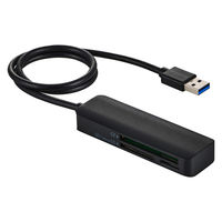 カードリーダー USB3.2(Gen1) 高速転送 SD microSD 3スロット MR3-C30EBK エレコム 1個（直送品）