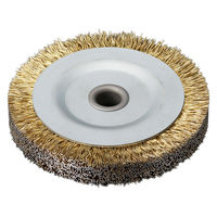 高島産業 メッキ撚り線ホイールブラシ WHR-4000-1 1セット(1個)（直送品）