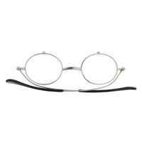 【老眼鏡 リーディンググラス】栞 SHIORI SI-13 col.1 跳ね上げ シルバー 度数 +2.50 / 1個（直送品）