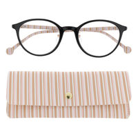 【老眼鏡 リーディンググラス】SCANDINAVIAN PATTERN SPC-007 col.3 ブラック 度数 +2.50 / 1個（直送品）