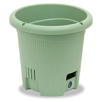 リッチェル プランター 水ラク菜園上手 丸 30型 グリーン 167268 1個（直送品）