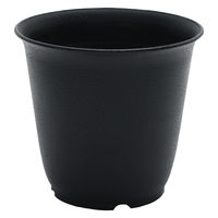 アライ・サンズ 多肉植物 プラ鉢 3号 黒 214940 1個（直送品）