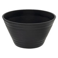 明和 鉢 セラアート 平鉢 27号×5個 黒 243248 1個（直送品）