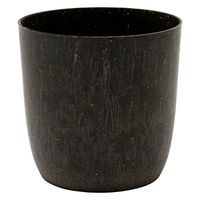 大和プラスチック 鉢 PON de eco 3号 ブラウン 255299 1個（直送品）