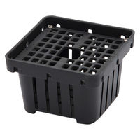 リーフ コウモリランバスケット ブラック Sサイズ 257420 1個（直送品）